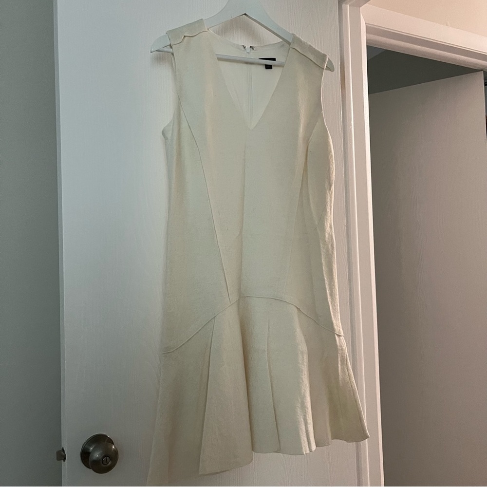 Ann Taylor Drop Waist Wool Dress 6